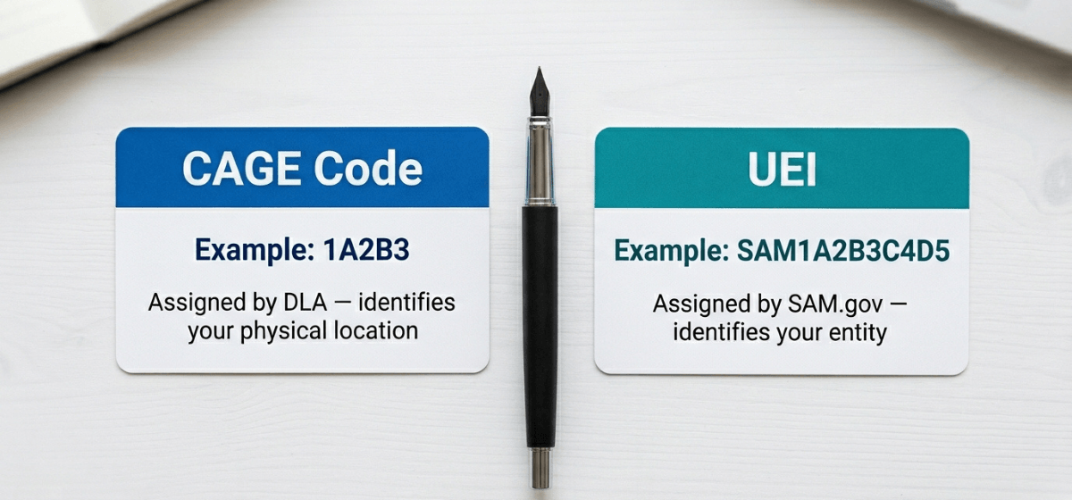 CAGE-code-vs-UEI-number-side-by-side-comparison-federal-vendor-identifiers