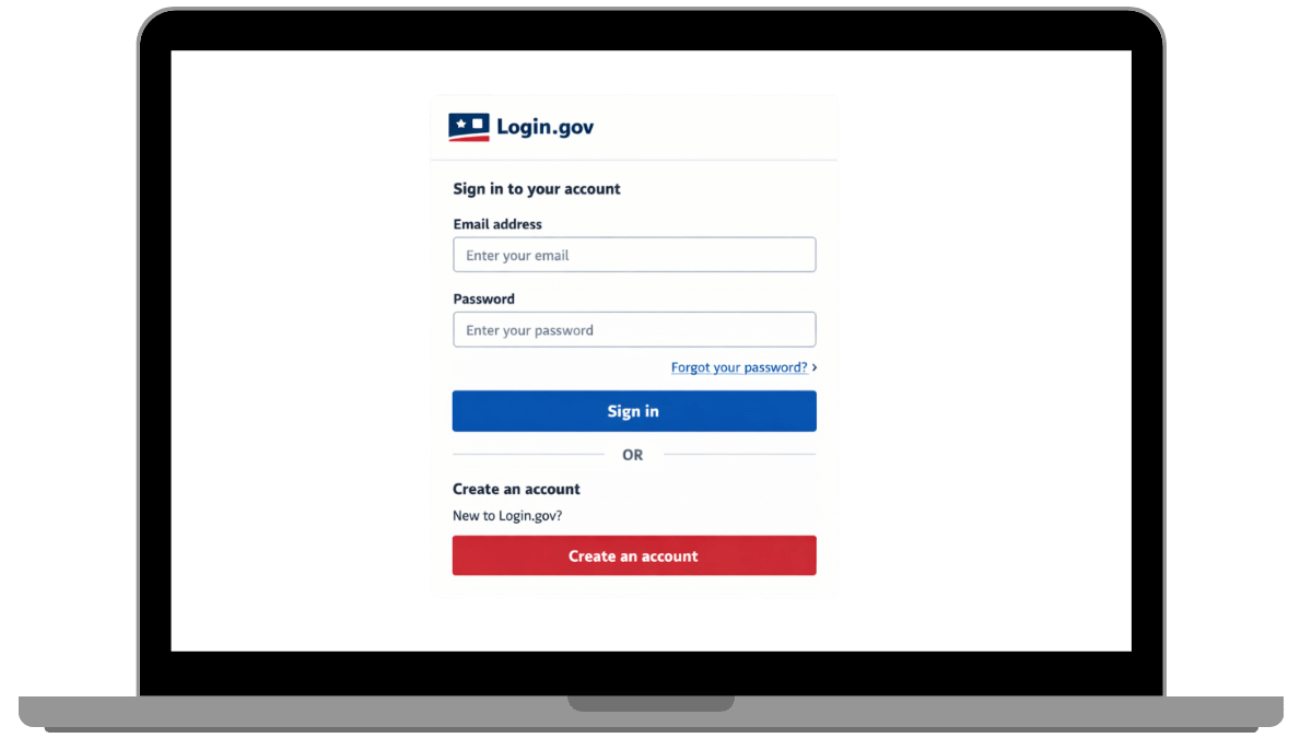 Login-gov-account-creation-screen-email-password-fields-SAM-gov-registration-access