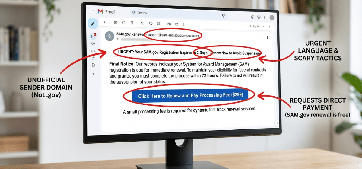 SAM-gov-phishing-email-example-fake-renewal-notice-warning-signs