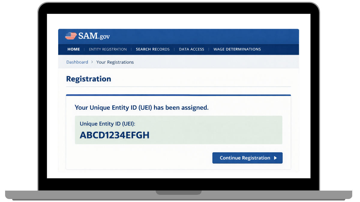 SAM-gov-entity-validation-status-screen-pending-name-address-verification-in-progress