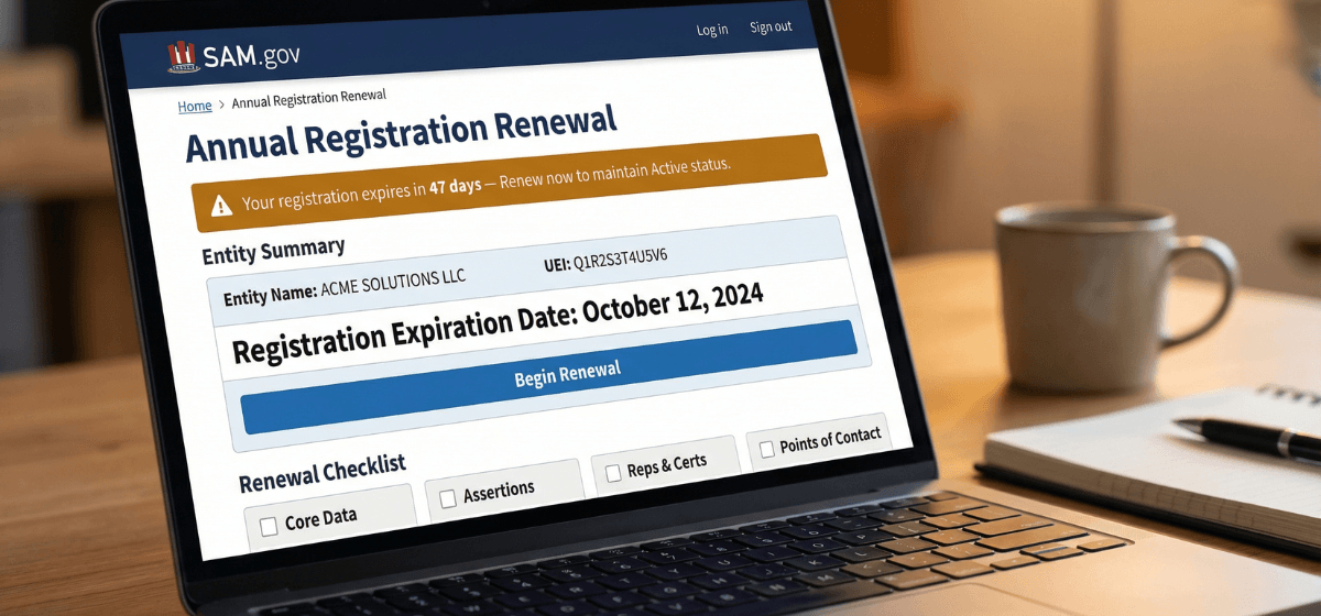 SAM-gov-entity-renewal-screen-expiration-date-renewal-button-registration-review-workflow