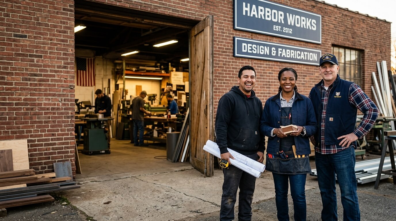 Small business owner who qualifies for a federal small business set-aside contract