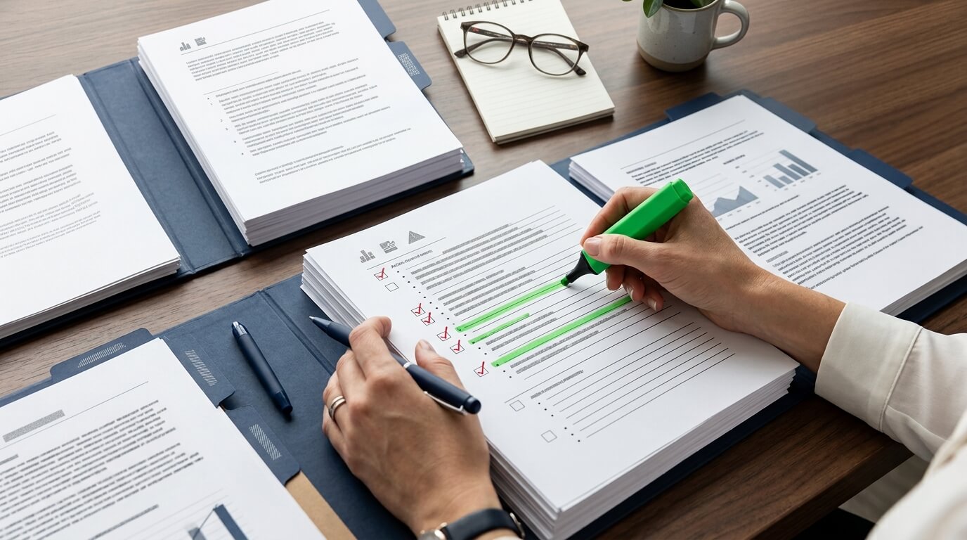 Reviewing a government proposal for compliance errors that cause rejection